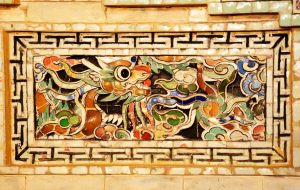 Nghệ thuật trang trí mosaic trong lăng Khải Định