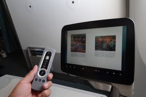 An in-flight “digital library”