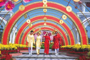 Công viên Asia Park mừng năm mới 2021