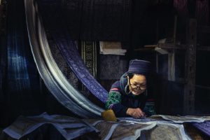 Nghề se lanh, dệt vải ở bản Cát Cát