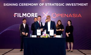 Filmore get strategic investment from Openasia