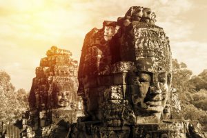The Bayon’s many faces