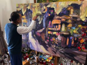 At home in Hanoi’s streets