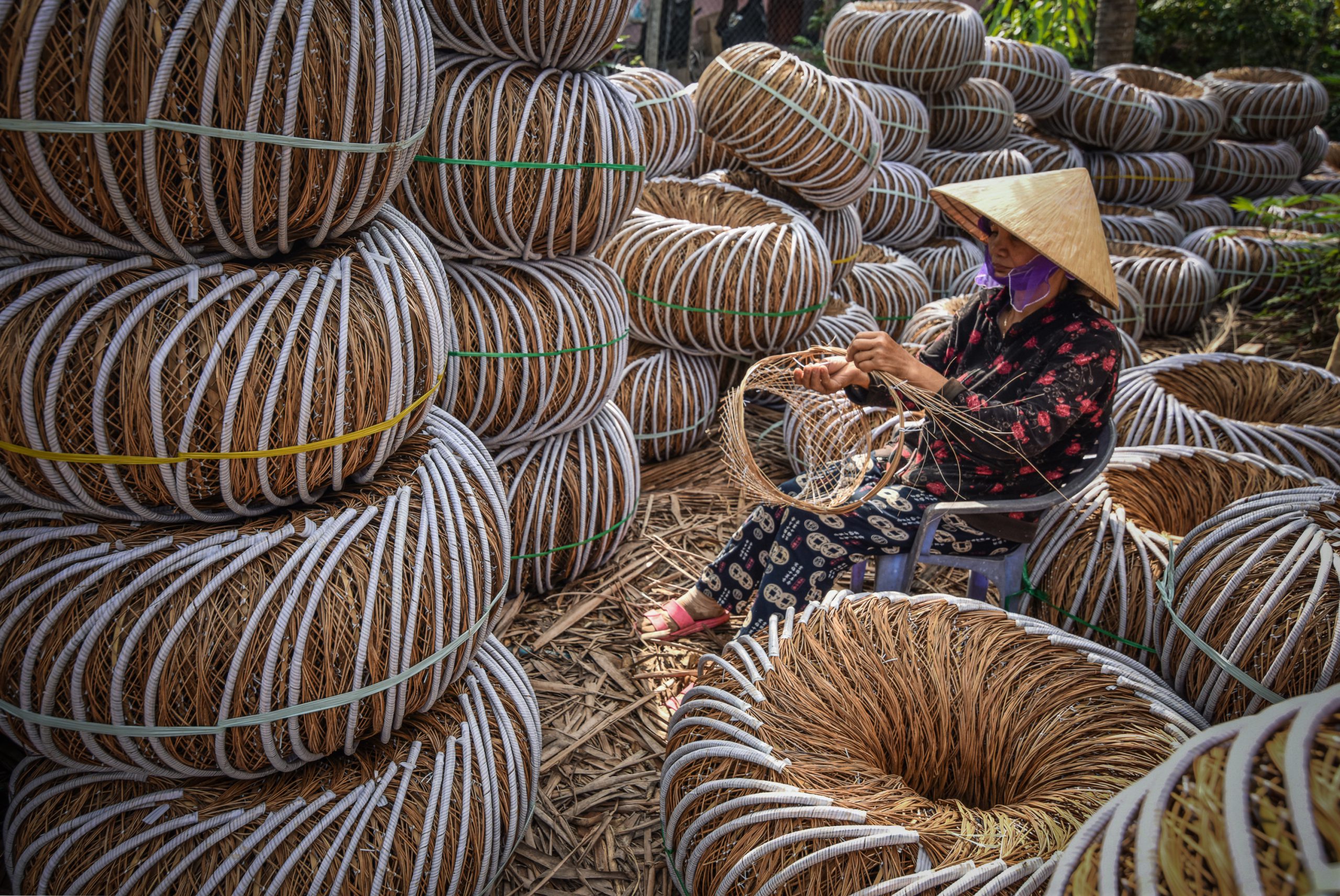 26.Làng Nghề Đan Giỏ Cọng Dừa truyền thống ở xứ Dừa Bến Tre – Huỳnh Thanh Huy