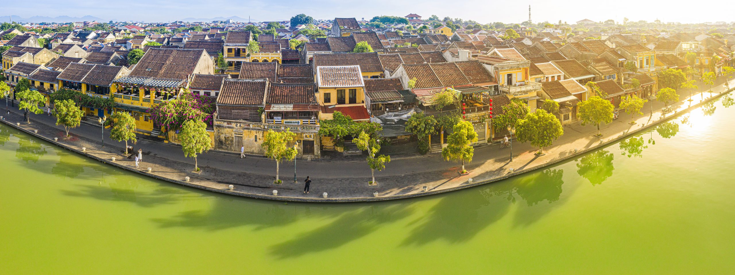 113.Hội An từ trên cao-Kiều Nguyên Hiền Triết