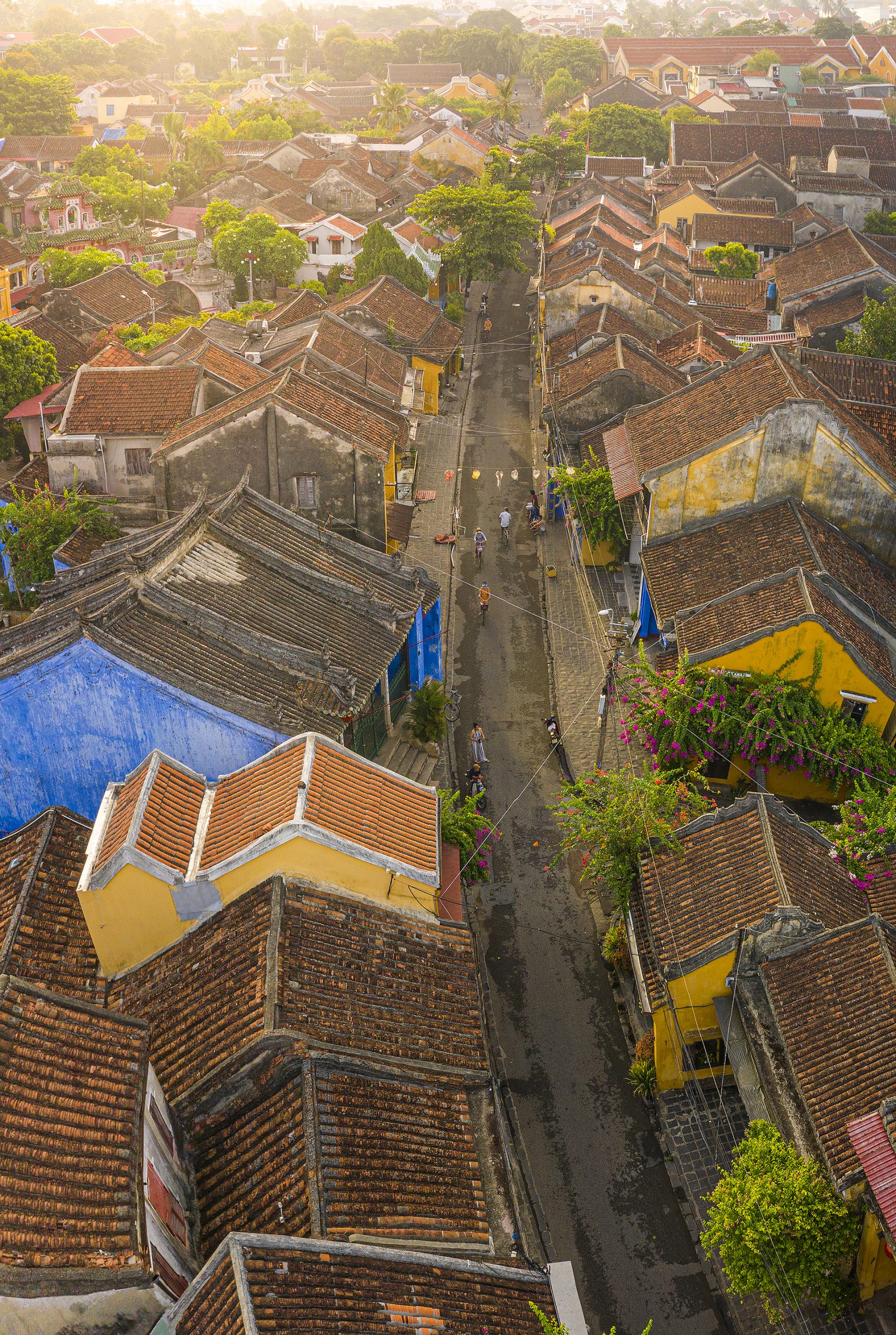 113.Hội An từ trên cao-Kiều Nguyên Hiền Triết