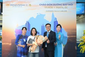 Vietnam Airlines khai trương đường bay thẳng Perth (Úc) – TP. Hồ Chí Minh