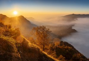 Hunting clouds on Mount Bromo