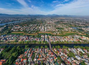 Dòng sông chảy ở miền di sản