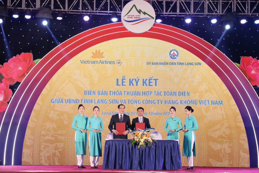 Vietnam Airlines Và UBND Tỉnh Lạng Sơn Ký Kết Hợp Tác Toàn Diện Giai Doạn 2025 – 2030 Dể Quảng Bá Xúc Tiến Dầu Tư Thương Mại Du Lịch Và Hàng Không 1024x683