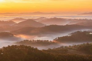 Mountains in the mist