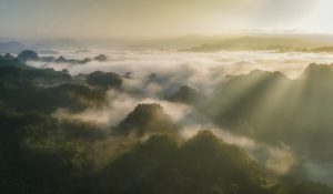 Villages in the mist