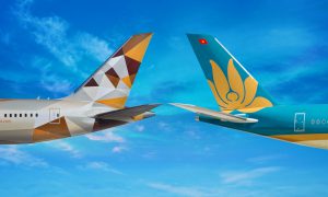 Vietnam Airlines hợp tác chương trình khách hàng thường xuyên với Etihad Airways