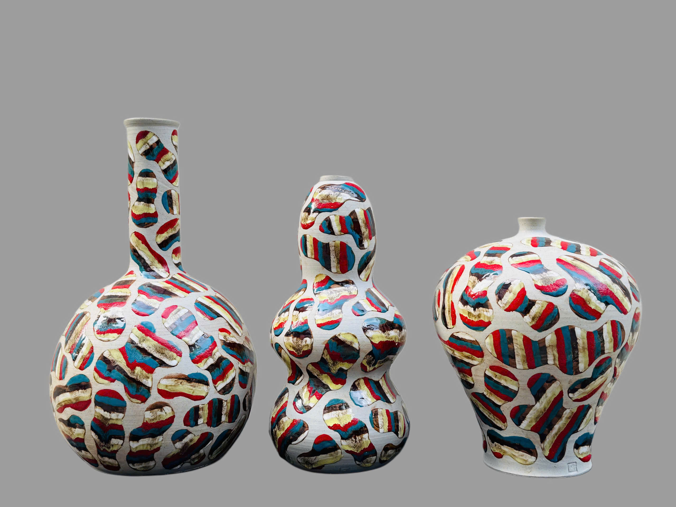 Color Vase 2025 50x30 40x20 35x30 Ceramic Nguyen Thu Thuy