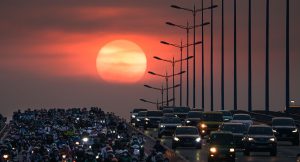 “Săn” hoàng hôn tháng 2 ở Sài Gòn