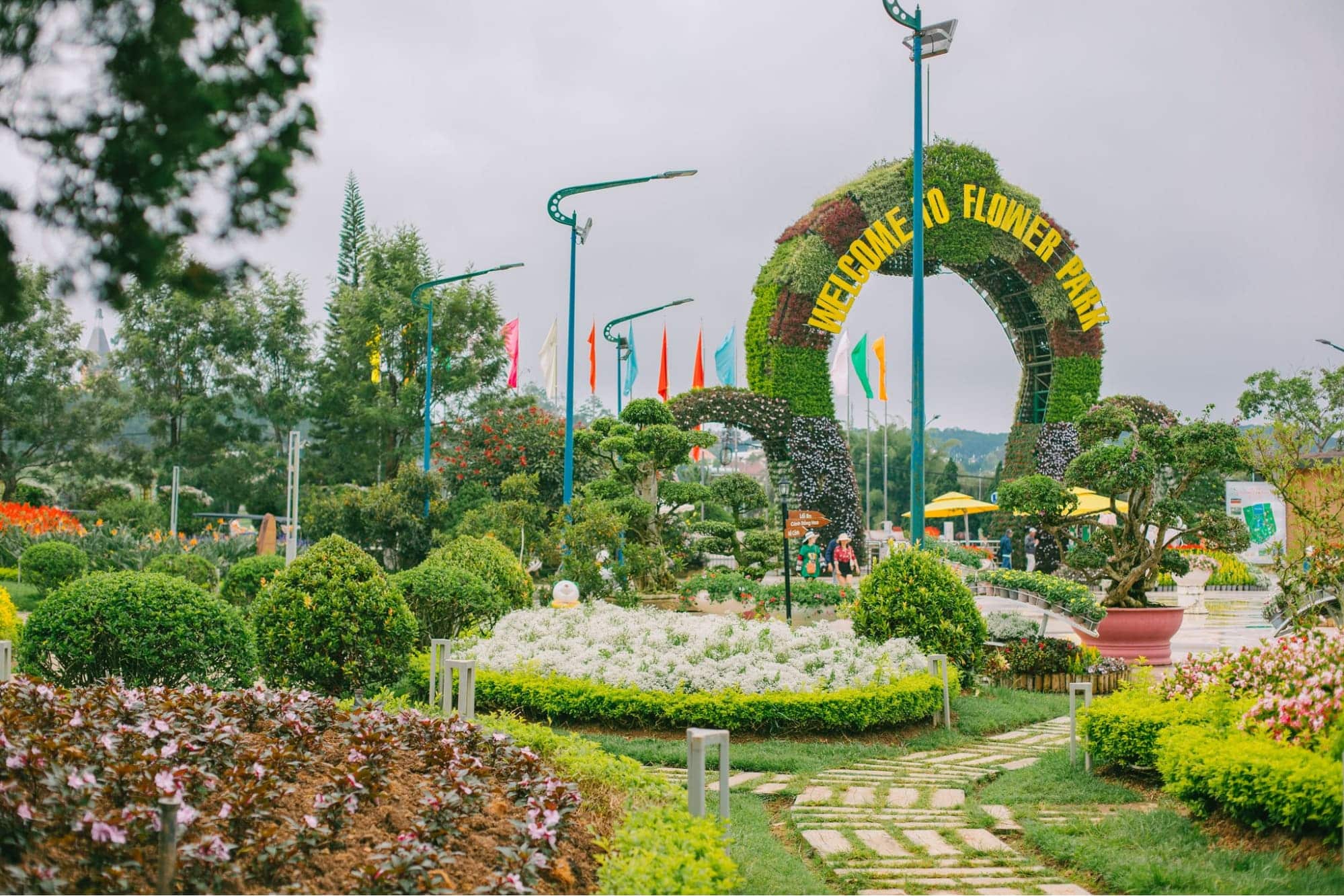 vườn hoa Thành phố Đà Lạt.