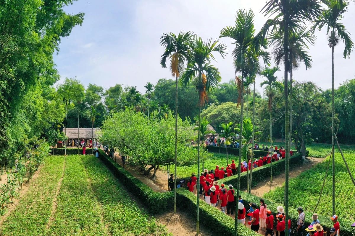 Không gian thanh bình của Khu di tích Kim Liên tại vùng quê Nam Đàn Nghệ An